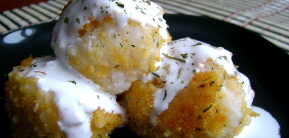 Рисовые шарики с сыром