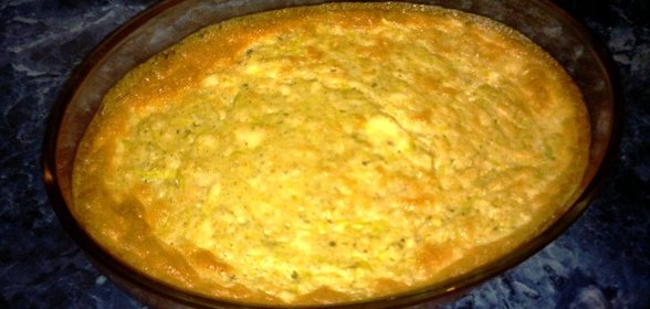 Кабачковый пирог с сыром