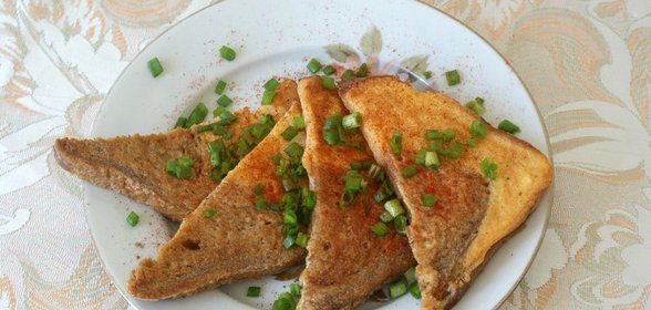 Гренки в яйце