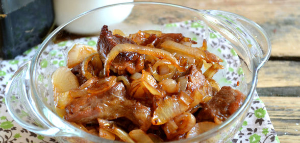 Свинина под соевым соусом