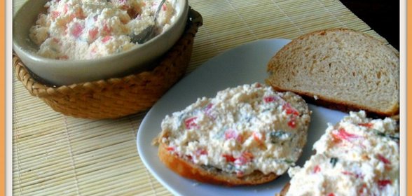 Бутерброды с творожной намазкой