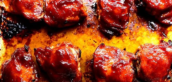 Курица барбекю в духовке