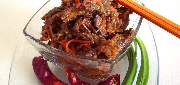 Острая пряная говядина- отличная закуска под водочку