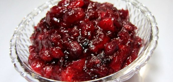 Классический клюквенный соус с соком лимона и апельсина