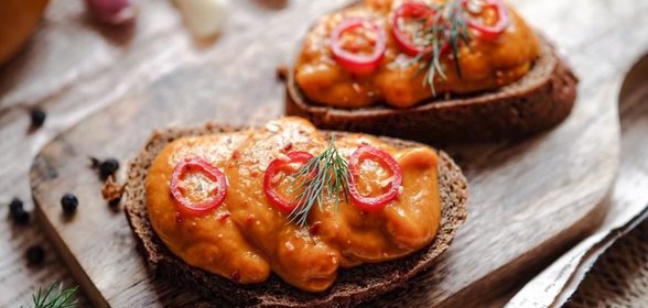 Икра из запеченных овощей