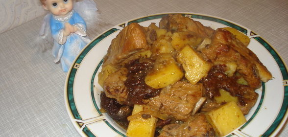 Омлет с салатом