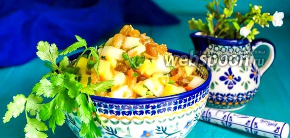 Салат из квашеных яблок