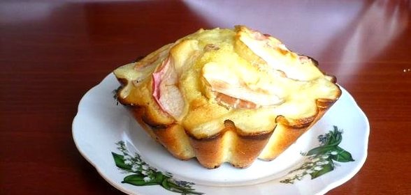 Кукурузный лайт кекс