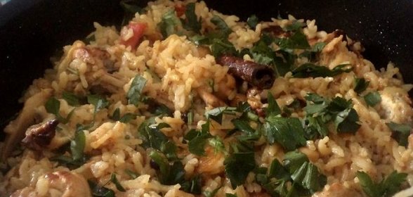 Рис по-восточному с курицей