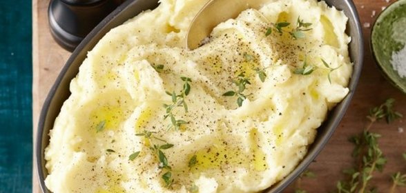 Картофельное пюре с чесноком