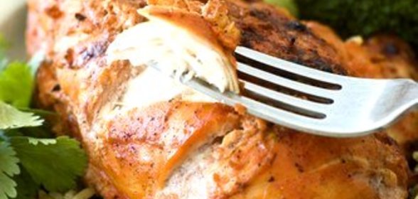 Куриные грудки в специях на гриле