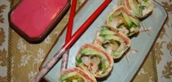 Роллы с раковыми шейками