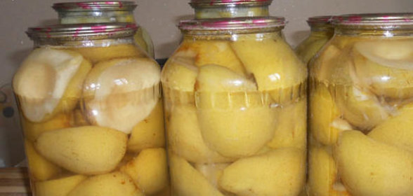 Консервированные груши