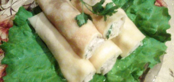 Ароматные блинчики с мясом индейки