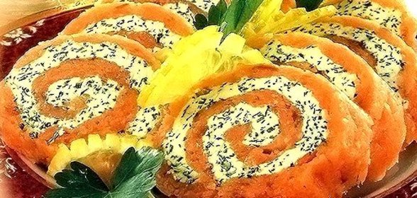 Рулет из лосося