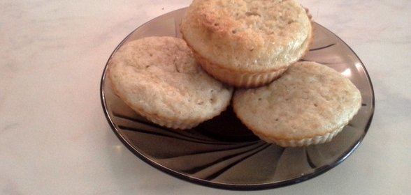 Диетические кексы с овсяными отрубями