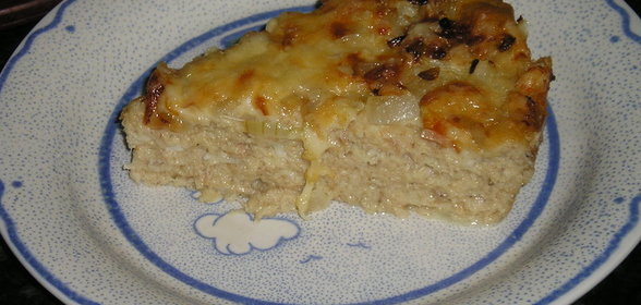 Запеканка из консервированной туны
