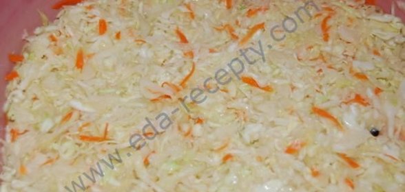 Капуста квашеная быстрая на зиму