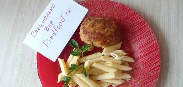 Котлеты с маслом и плавленым сыром в духовке