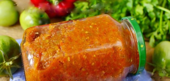 Икра из зеленых помидоров на зиму