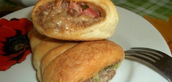 Пицца в рожках