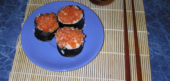 Запеченые роллы (суши)