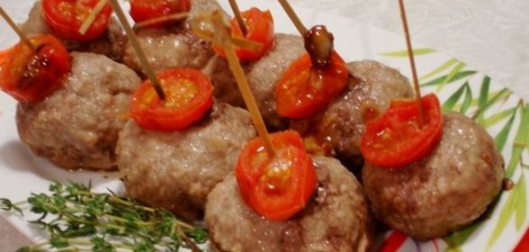 картофельные котлеты с грибным