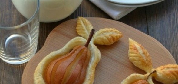 Груши в слойке