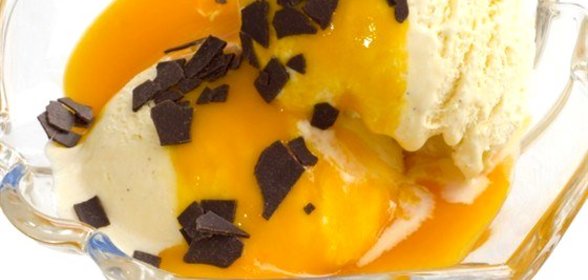 Манговой соус с медом и мятой