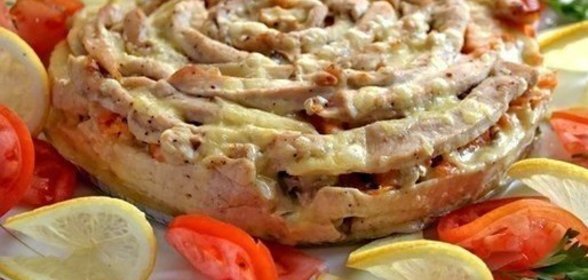 Рогалики из картофеля с мармеладом