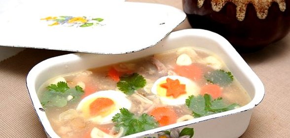 Холодец из домашней курицы