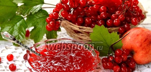 Джем из яблок и калины на зиму
