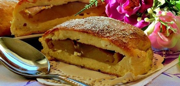 Творожники с яблоками