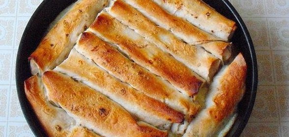 Рулеты из лаваша с квашеной капустой и мясом