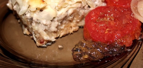 Хлебная запеканка с мясом и капустой или работа над ошибками