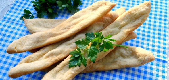 Хрустящие хлебные язычки