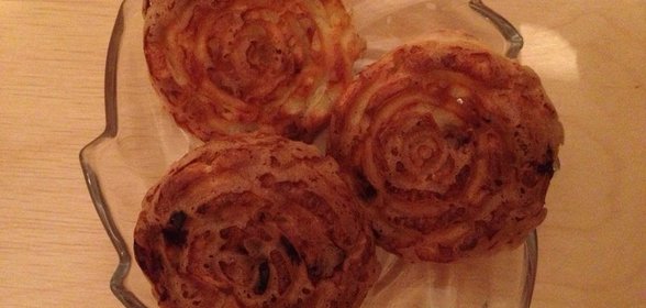 Творожны кексы с ягодами годжи