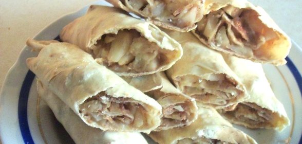 Вертута с яблоками и корицей