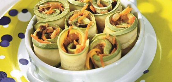 Рулеты из кабачков