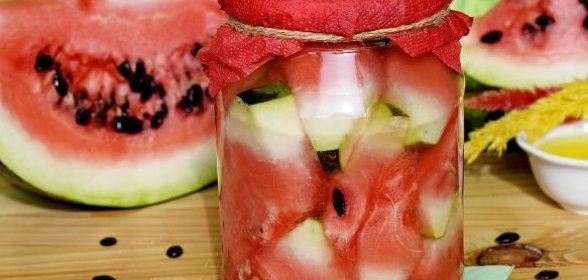 Арбуз в медовом маринаде (на зиму)