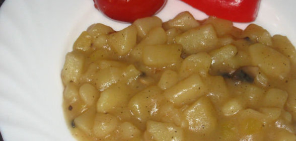 Картофельный соус с грибами