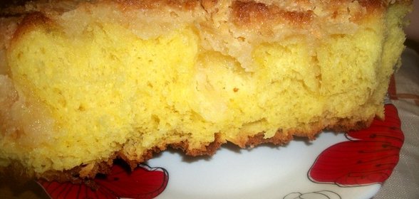 Сахарный пирог со сливками