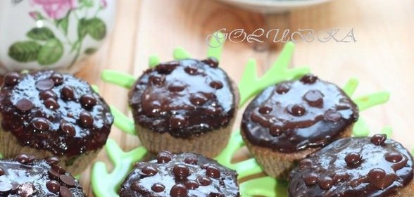 Кексы «Кока-кола» c карамелью