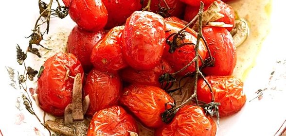 Запечённые помидоры черри