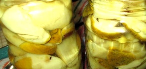 Маринованные белые грибы быстрого приготовления