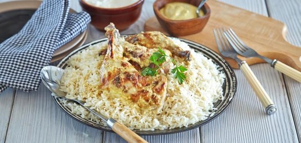 Куриные окорочка в горчичном соусе