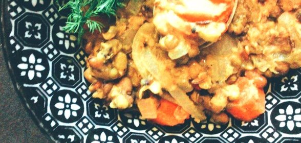 Маш с морковью и луком