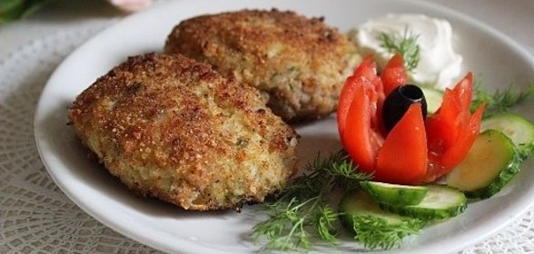 Картофельно-мясные котлеты