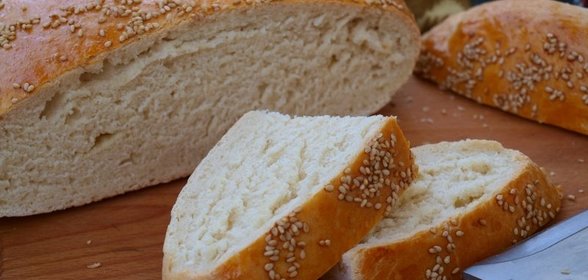 Хлеб на сыворотке с оливковым маслом