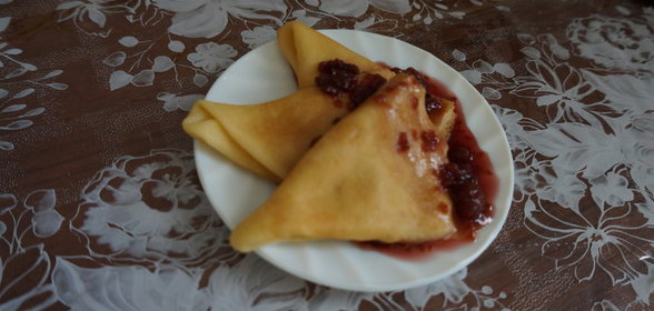 Блинчики с вареньем